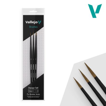 Vallejo Pro Modeler - Design Set - Natural Hair (Sizes 0, 1 & 2)