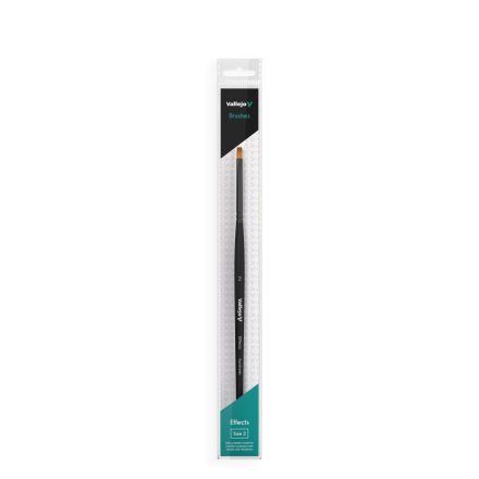 Vallejo Effects - Flat Rectangular Synthetic Brush No. 2
