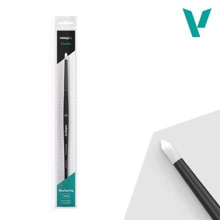 Vallejo Weathering Round - Synthetic Brush Small