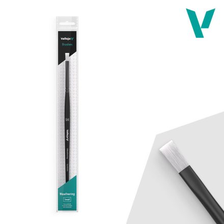 Vallejo Weathering Flat - Synthetic Brush Small