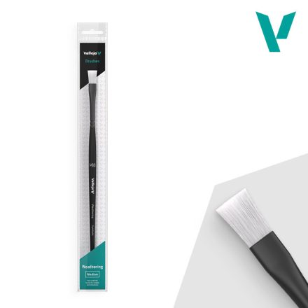 Vallejo Weathering Flat - Synthetic Brush Medium