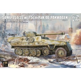   Border model BT043 1:35 Sd.Kfz.251/22 w 7.5cm PaK 40 ”Pakwagen”