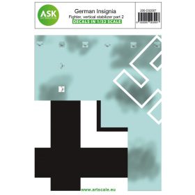   ASK decal 1:32 German Insignia part II - Fighter aircraft vertical stabilizer