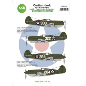   ASK decal 1:32 Curtiss H81-A-2 part 2 - Pearl Harbor Defenders