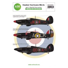   ASK decal 1:32 Hawker Hurricane Mk.IA / Mk.IIC part 3 - Royal Air Force service