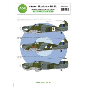  ASK decal 1:32 Hawker Hurricane Mk.IIc part 9 - Royal Air Force Burma