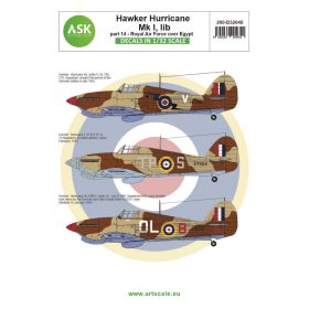   ASK decal 1:32 Hawker Hurricane Mk.I, IIb part 14 - Royal Air Force over Egypt