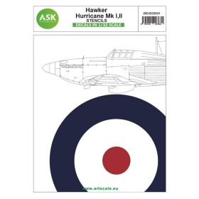 ASK decal 1:32 Hawker Hurricane Mk.I, Mk.II - stencils