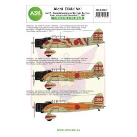   ASK decal 1:32 Aichi D3A1 VAL part 1 - Pearl Harbor raid / Imperial Japanese Army Air Service