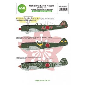   ASK decal 1:32 Nakajima Ki-84 Hayate (Frank) part 3 - Imperial Japanese Army Air Force