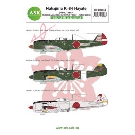   ASK decal 1:32 Nakajima Ki-84 Hayate (Frank) part 4 - Imperial Japanese Army Air Force 104th Sentai