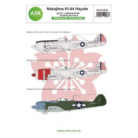   ASK decal 1:32 Nakajima Ki-84 Hayate (Frank) part 8 - Captured by US Army Air Force