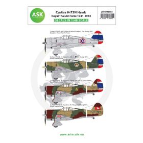   ASK decal 1:48 Curtiss H-75N Royal Thai Air Force service 1941-1944