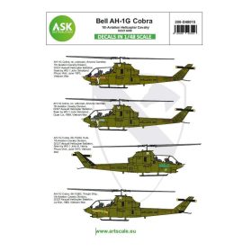   ASK decal 1:48 Bell AH-1G Cobra 1th Aviation Helicopter Cavalery D/227 AHB part 1