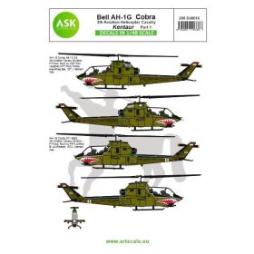   ASK decal 1:48 Bell AH-1G Cobra ”Kentaur” 3th Aviation helicopter cavalry part 1