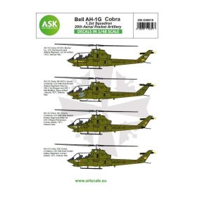   ASK decal 1:48 Bell AH-1G Cobra 20th Aerial Rocket artilery - part 1