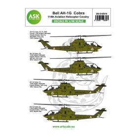   ASK decal 1:48 Bell AH-1G Cobra 114th Aviation helicopter cavalery - part 3