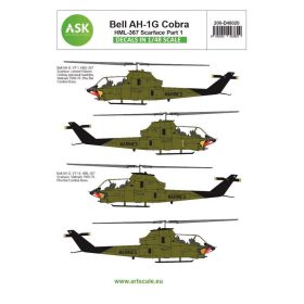 ASK decal 1:48 Bell AH-1G Cobra part 7 - HML367 Scarface