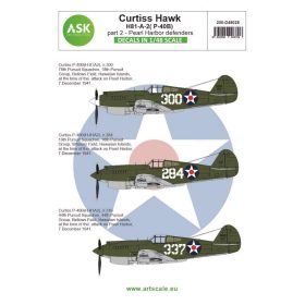   ASK decal 1:48 Curtiss Hawk 81-A-2 (P-40B) part 2 - Pearl Harbor defenders