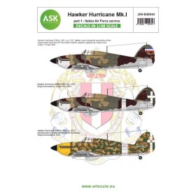   ASK decal 1:48 Hawker Hurricane Mk.I part 1 - Italian / Jugoslavian AF