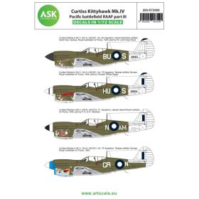   ASK decal 1:72 Curtiss Kittyhawk Mk.IV Pacific battlefield RAAF part III