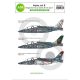 ASK decal 1:72 Alpha Jet E Belgian AF, Armeé de l'Air part 1