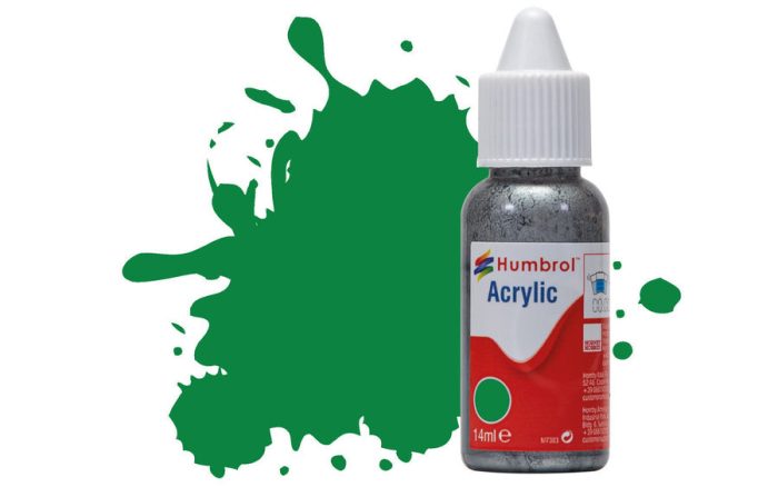 Humbrol Humbrol Acrylic - Emerald Green - Gloss (2) 14ml (DB0002)