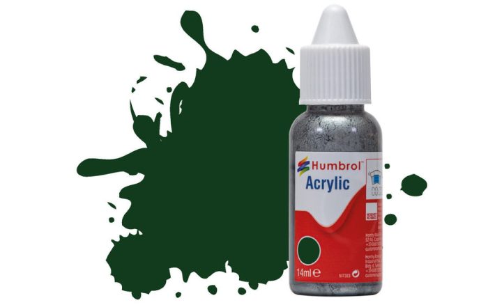 Humbrol Humbrol Acrylic - Brunswick Green Gloss (3) 14ml (DB0003)