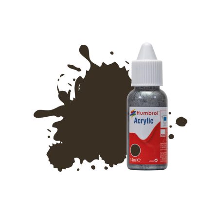 Humbrol Acrylic - Service Brown - Gloss (10) 14ml (DB0010)