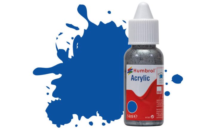 Humbrol Humbrol Acrylic - French Blue - Gloss (14) 14ml (DB0014)