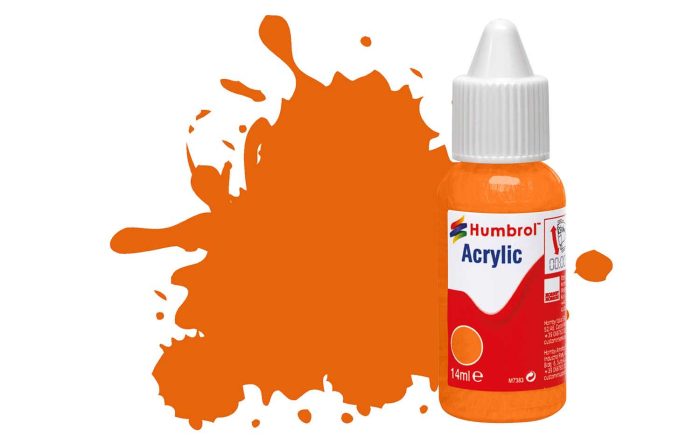 Humbrol Humbrol Acrylic - Orange - Gloss (18) 14ml (DB0018)