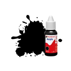 Humbrol Humbrol Acrylic - Black - Gloss (21) 14ml (DB0021)