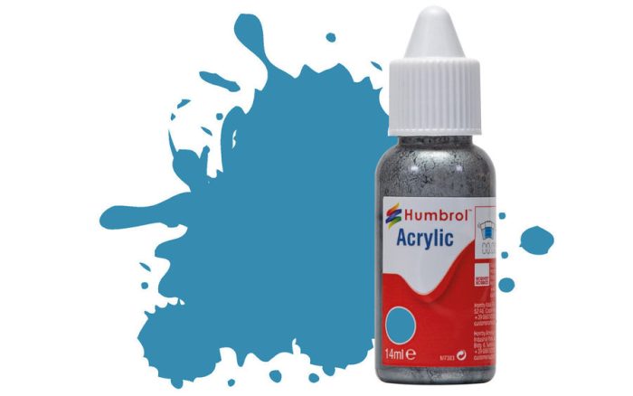 Humbrol Humbrol Acrylic -N  Mediterranean Blue Gloss (N0) 14ml (DB0048)