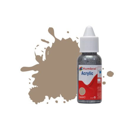 Humbrol Acrylic - Khaki Drill Matt (72) 14ml (DB0072)