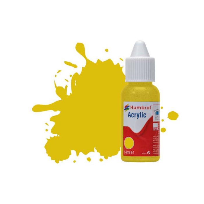 Humbrol Humbrol Acrylic - Pale Yellow Matt (81) 14ml (DB0081)