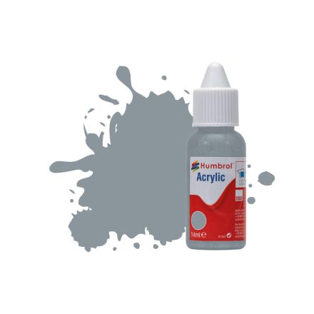 Humbrol Acrylic - Steel Grey Matt (87) 14ml (DB0087)