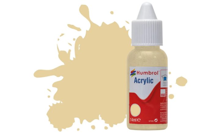 Humbrol Humbrol Acrylic - Pale Stone Matt (121) 14ml (DB0121)