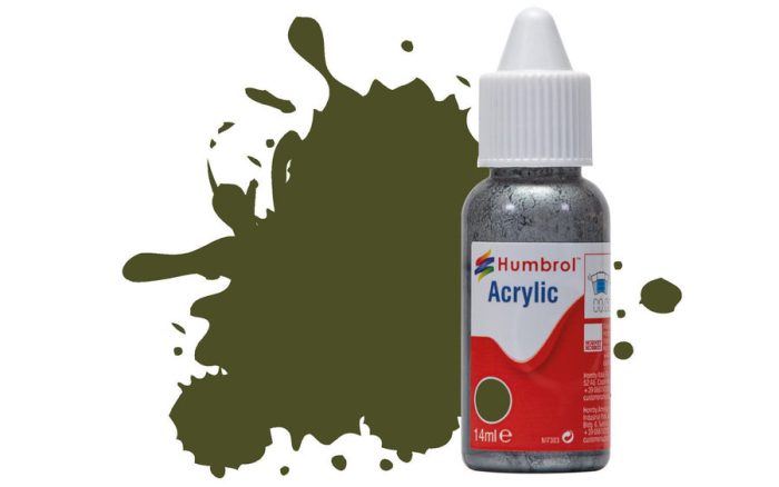 Humbrol Humbrol Acrylic - Matt Olive Drab - Matt (155) 14ml (DB0155)