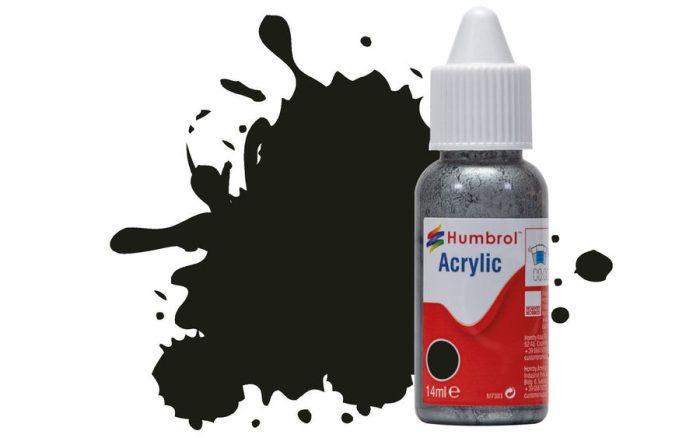 Humbrol Humbrol Acrylic - Dark Green - Satin (163) 14ml (DB0163)