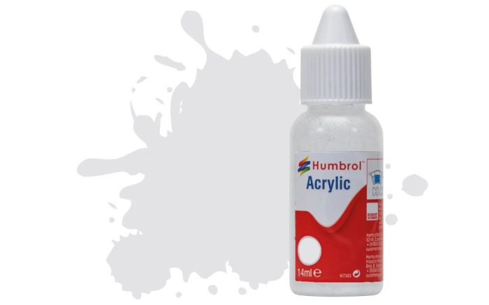 Humbrol Humbrol Acrylic - Light Grey Satin (196) 14ml (DB0196)