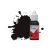 Humbrol Acrylic - Black Metallic (201) 14ml (DB0201)