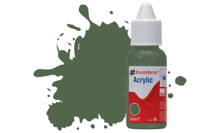 Humbrol Humbrol Acrylic - 252 RLM 82 Olivgrun Matt 14ml (DB0252)