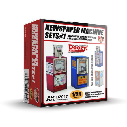 AK Interactive Newspaper Machine Sets 1