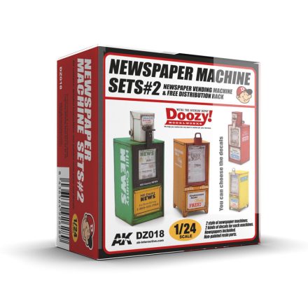 AK Interactive Newspaper Machine Sets 2