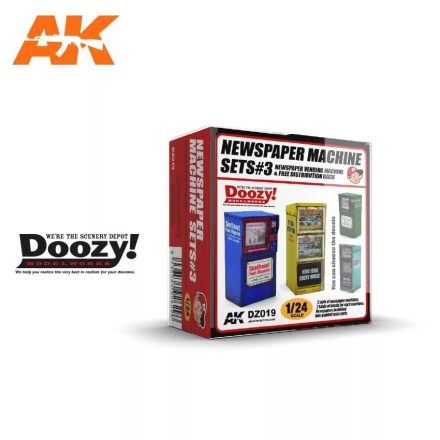 AK Interactive Newspaper Machine Sets 3