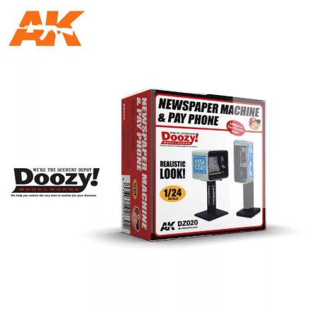 AK Interactive Newspaper Machine & Pay Phone