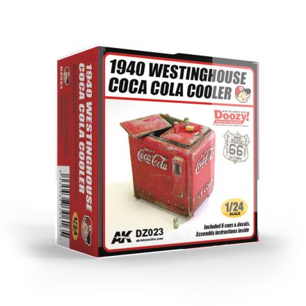 AK Interactive Accesories - 1940 WESTINGHOUSE COCA COLA COOLER