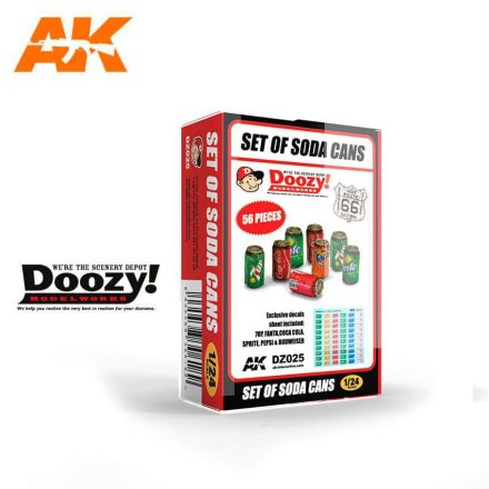 AK Interactive Set Of Soda Cans