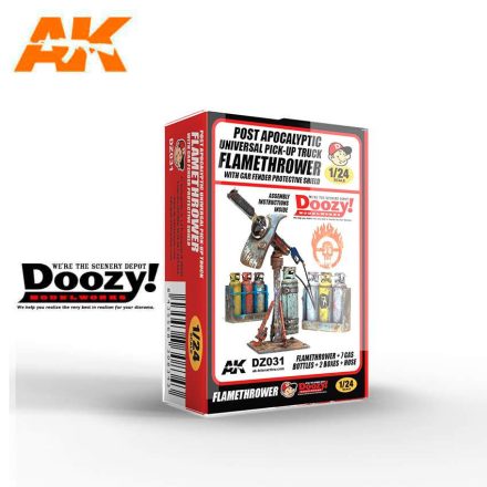 AK Interactive Truck Flamethrower With Car Fender Protective Shield 
