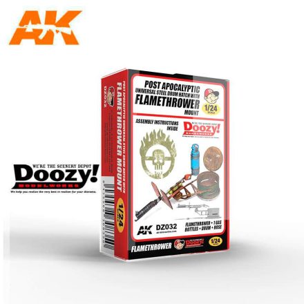 AK Interactive Universal Steel Drum Hatch With Flamethrower Mount